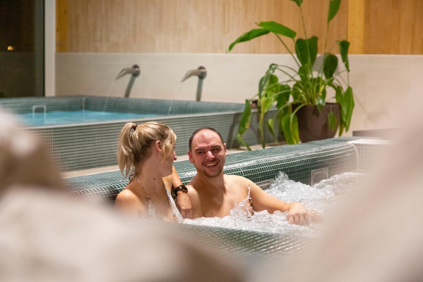 Ontspannen in de bubbelbaden