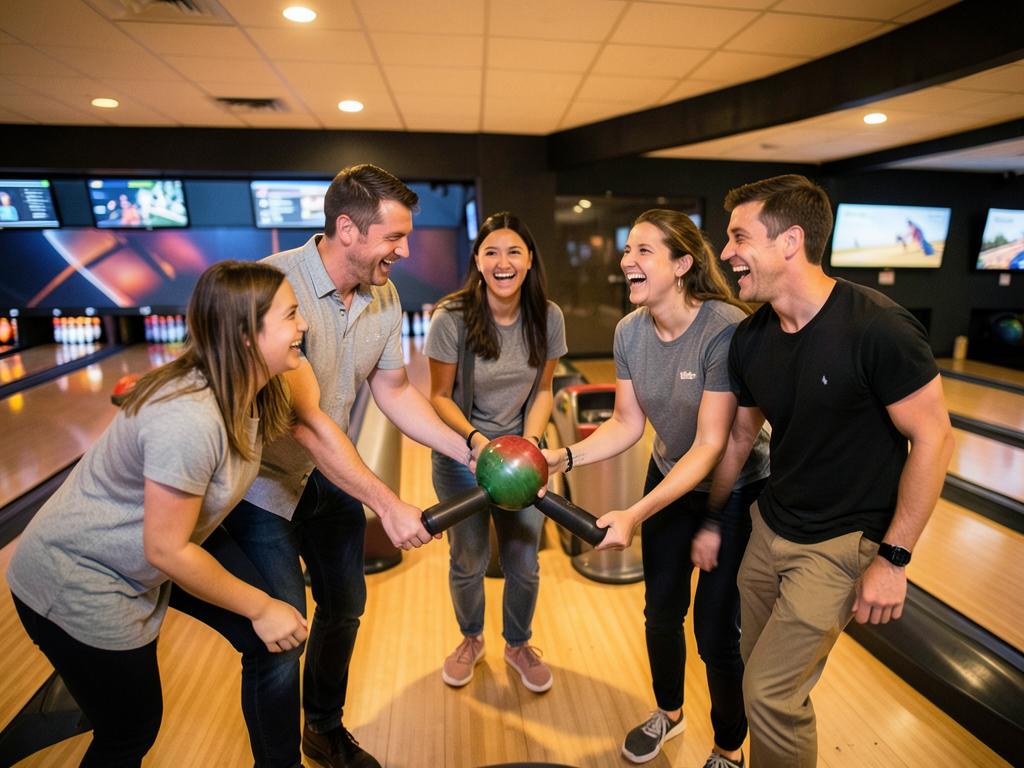 Bowling in het sportpark bij Groepsverblijf Athena